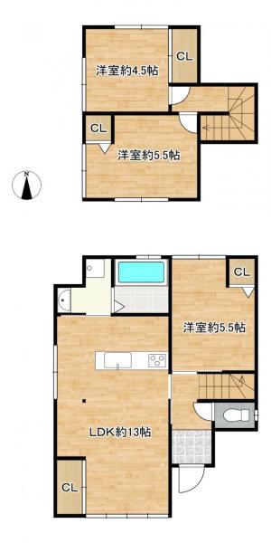 福山市神辺町道上　中古住宅